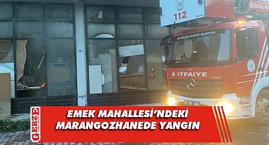 Marangozhanede çıkan yangın korkuttu