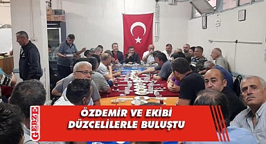 MHP Gebze, Düzcelileri ziyaret etti