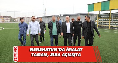 Nenehatun Amatör Spor Kompleksi açılış için gün sayıyor