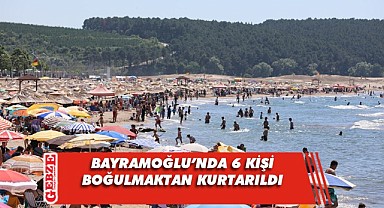Sahillerde 79 kişi boğulmaktan kurtarıldı