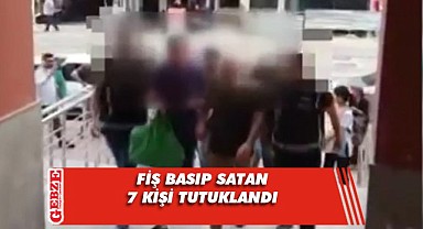 Sahte akaryakıt fişi satan şüpheliler tutuklandı