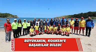 Tahir Büyükakın, KOSKEM ekibiyle buluştu