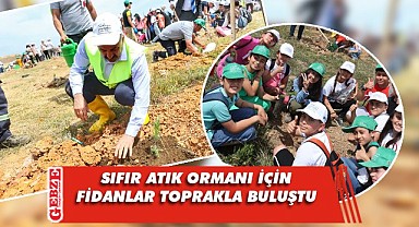 Türkiye’nin ilk sıfır atık ormanı Gebze’de hayat buldu