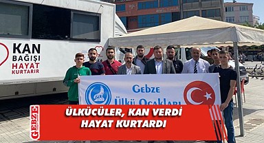 Ülkü Ocakları Gebze, kan bağışında bulundu