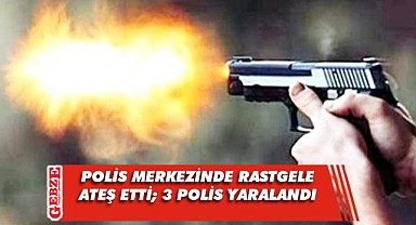 Yabancı uyruklu şahıs, polis merkezinde dehşet saçtı