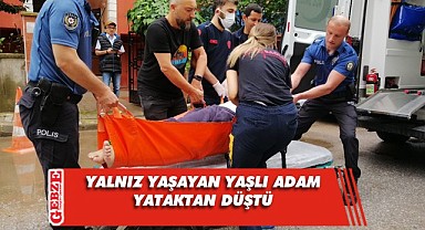 Yaşlı adamın yardımına koştular