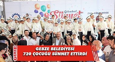 Yüzlerce çocuk şölenle sünnet ettirildi