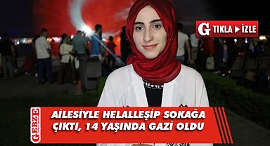 14 yaşında gazi olan İsmailoğlu, Gebze'de konuştu