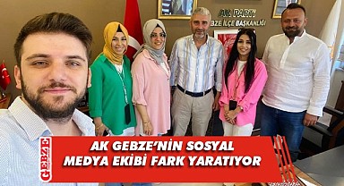 AK Gebze’nin sosyal medya ekibine tebrik