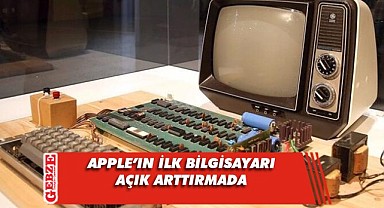 Apple'ın ilk bilgisayarı açık artırmaya çıktı
