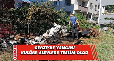 Arapçeşme’de yangın! Kül oldu