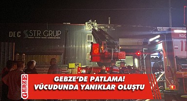 Basınç tankı patladı! Bir işçi yaralandı