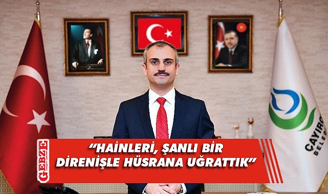 Başkan Çiftçi‘den 15 Temmuz mesajı