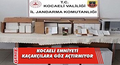 Binlerce kaça makaron ele geçirildi!