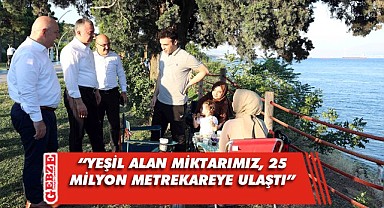 Büyükakın, Darıca Millet Bahçesi'nde vatandaşlarla buluştu