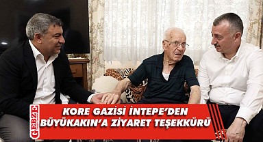 Büyükakın, Dilovası'ndaki Kore gazisine gitti
