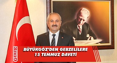 Büyükgöz'den Gebzelileri kent meydanına davet etti
