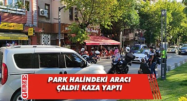 Çaldığı araçla ter yöne girdi, genç kıza çarptı!