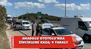 Çayırova’da kaza; 9 kişi hafif yaralandı
