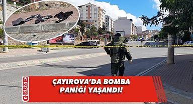 Çayırova'da şüpheli çanta fünyeyle patlatıldı