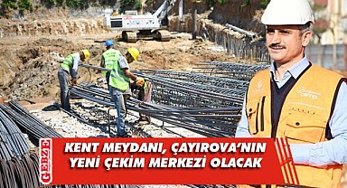 Çayırova Kent Meydanı çalışmaları devam ediyor!