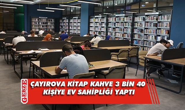 Çayırova Kitap Kahve'ye ziyaretçi akını