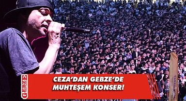 Ceza, şarkıların binlerce Gebzeliyle birlikte söyledi