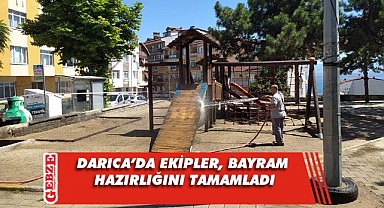 Darıca'da bayram hazırlıkları tamamlandı