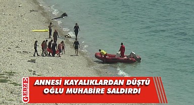 Darıca'da kayalıklardan düşen kadın yaralandı