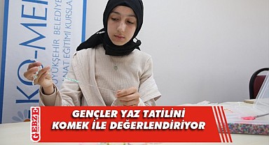 Ev becerileri atölyesi meyvelerini vermeye başladı