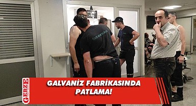 Fabrikada patlama! 11 kişi yaralandı