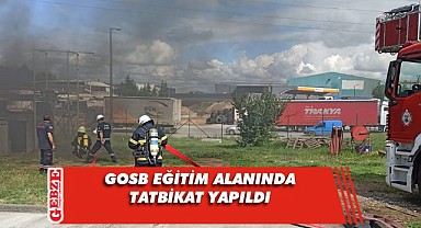 Gebze'de 1. seviye acil durum tatbikatı yapıldı
