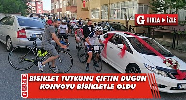 Gebze'de bir ilginç düğün konvoyu