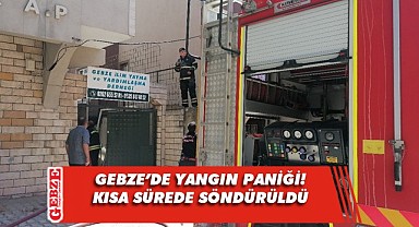 Gebze’de yangın! Müştemilatta çıktı