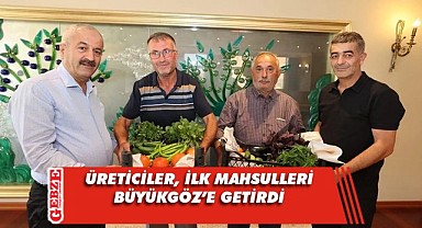 Gebzeli çiftçilerden Büyükgöz’e sürpriz ziyaret