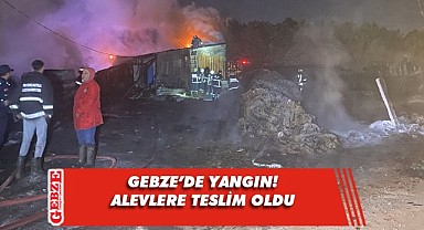 Geri dönüşüm fabrikasında korkutan yangın