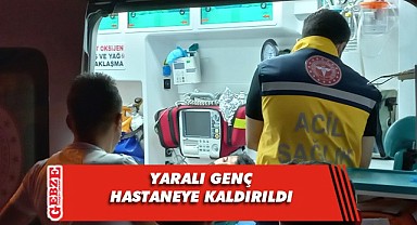 Göğsünden yaralandı, büfeden yardım istedi