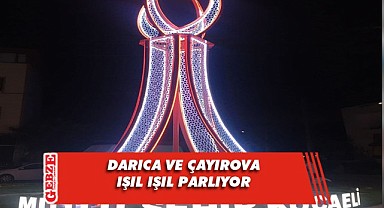 Görsel aydınlatmalar Kocaeli'ye renk katıyor