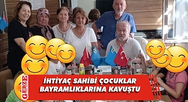 Kırımlılar bayram öncesi çocukları sevindirdi
