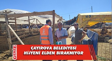 Kurban pazarı esnafına hijyen seti dağıtıldı