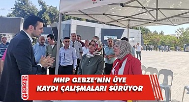 Kurt, MHP Gebze'nin standını ziyaret etti