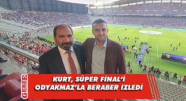 Kurt, Süper Kupa Finali'ni tribünde takip etti