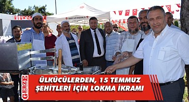 MHP Gebze, 15 Temmuz şehitleri için lokma dağıttı