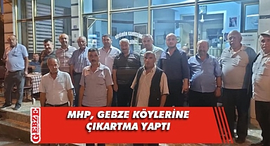 MHP'liler, Gebze köylerini gezdi