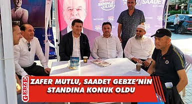 Mutlu, Gebze’deki standı ziyaret etti