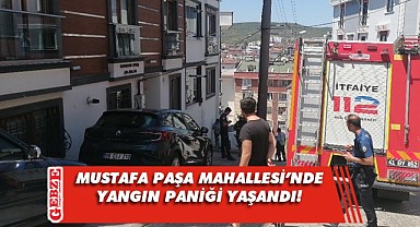 Ocakta unutulan yemek yangın çıkardı