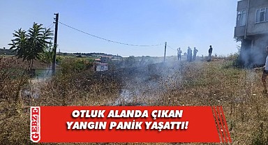 Otluk alanda çıkan yangın söndürüldü