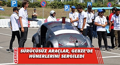 Otonom araçlar Gebze'de kıyasıya yarıştı