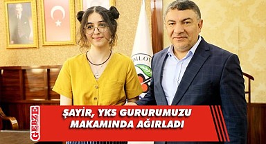 Şayir’den YKS birincisi Kuyucu’ya büyük ödül