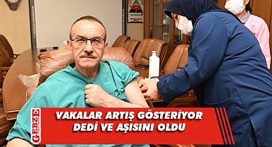Vali Yavuz, hatırlatma dozunu oldu